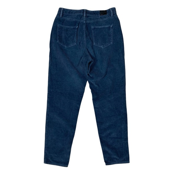 BDG Urban Outfitters Blue Corduroy Mom Jeans High Rise Tapered Leg 28 - Picture 4 of 7